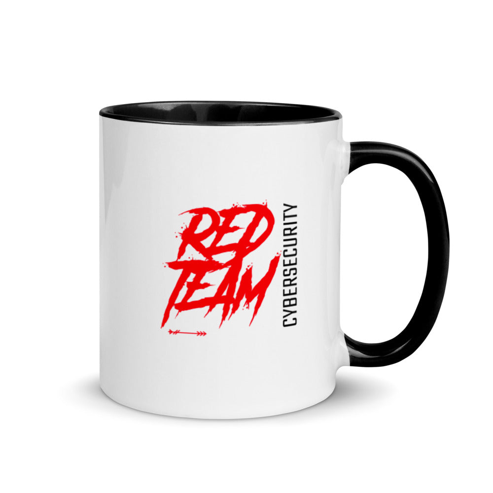 Cyber Security Red Team V10 - Mug with Color Inside by DarkByteGear