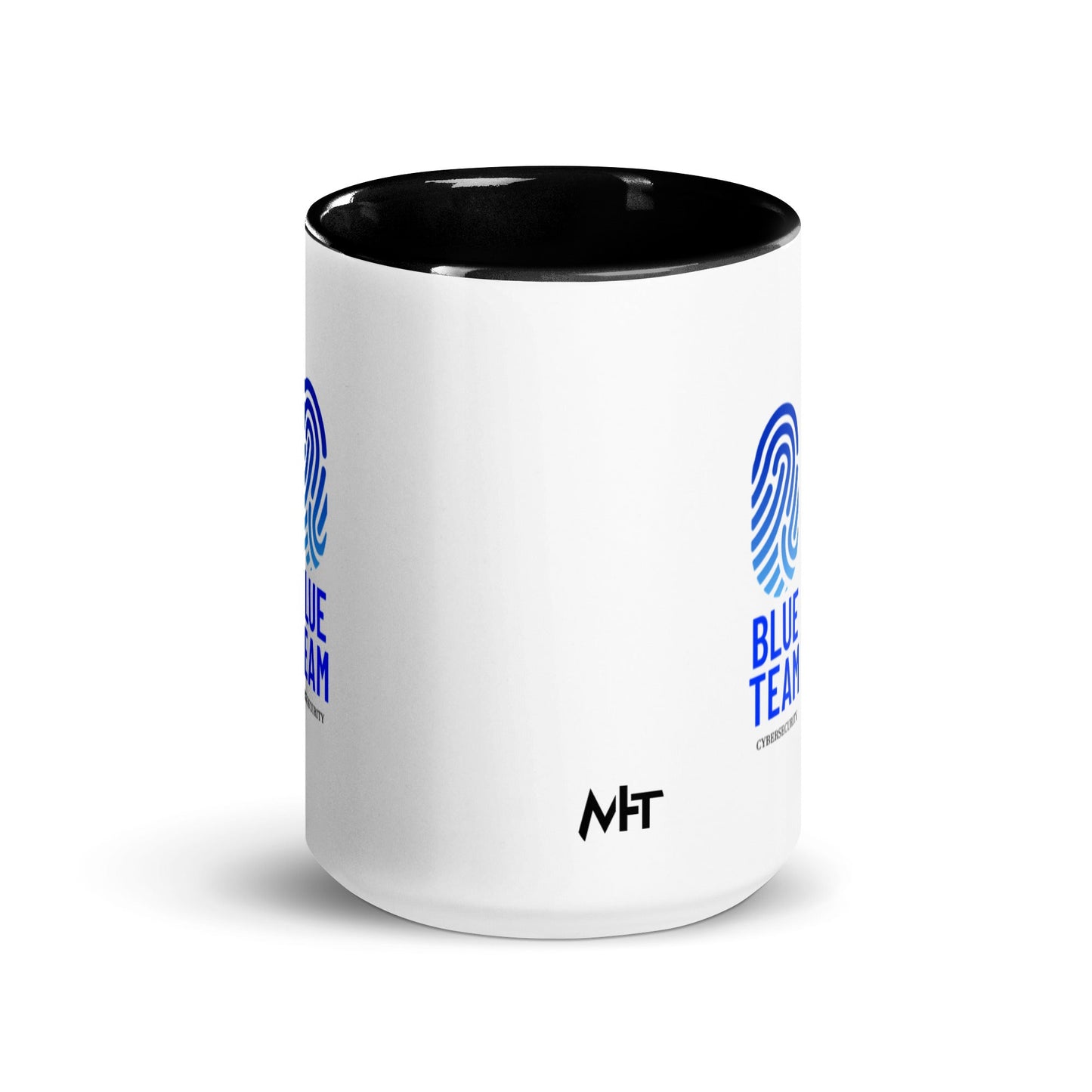 Cyber Security Blue Team V2 - Mug with Color Inside by DarkByteGear