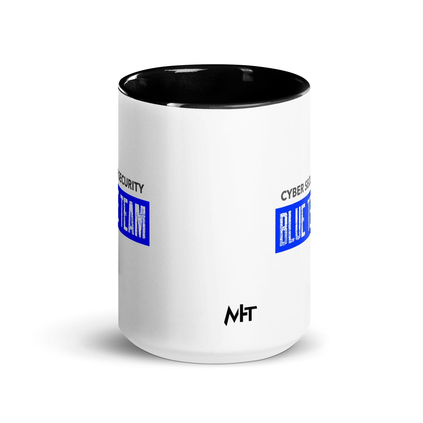 Cyber Security Blue Team V5 - Mug with Color Inside by DarkByteGear