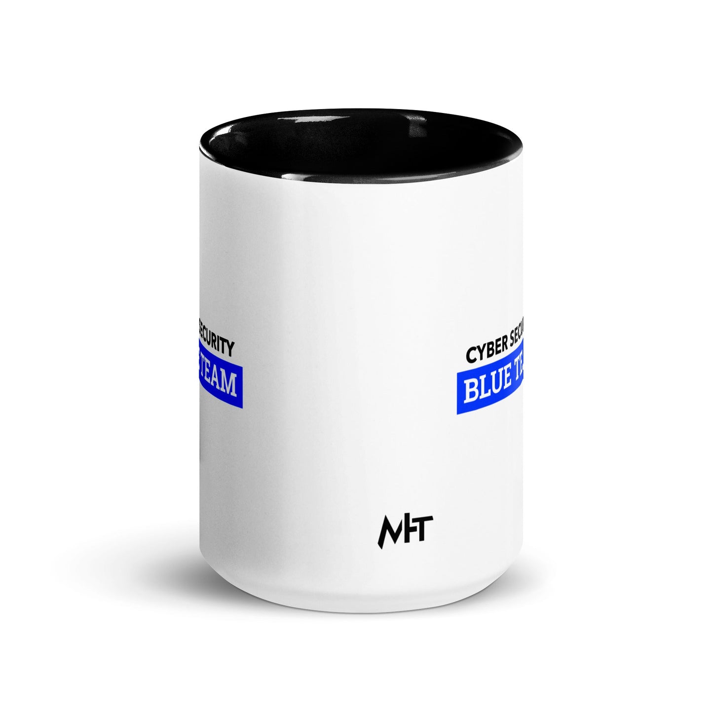 Cyber Security Blue Team V6 - Mug with Color Inside by DarkByteGear
