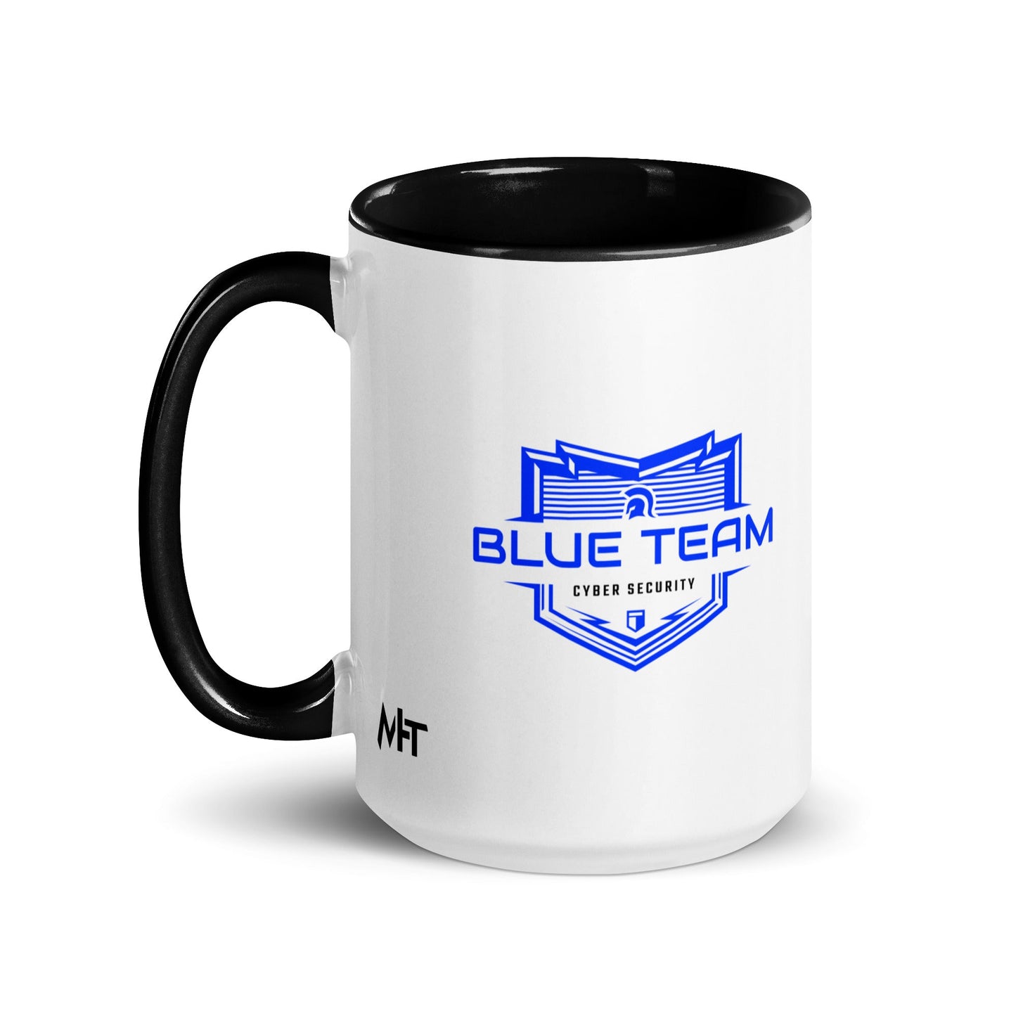 Cyber Security Blue Team V17 - Mug with Color Inside by DarkByteGear