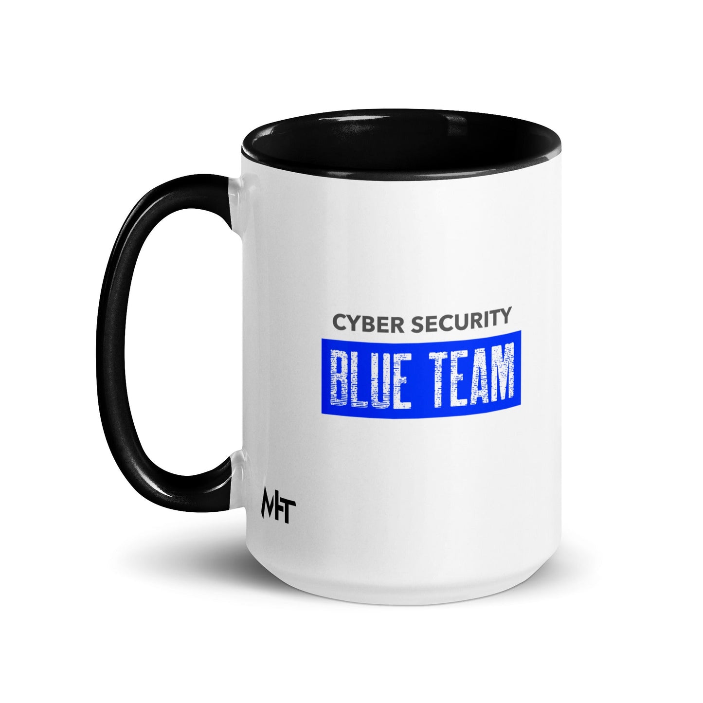 Cyber Security Blue Team V5 - Mug with Color Inside by DarkByteGear