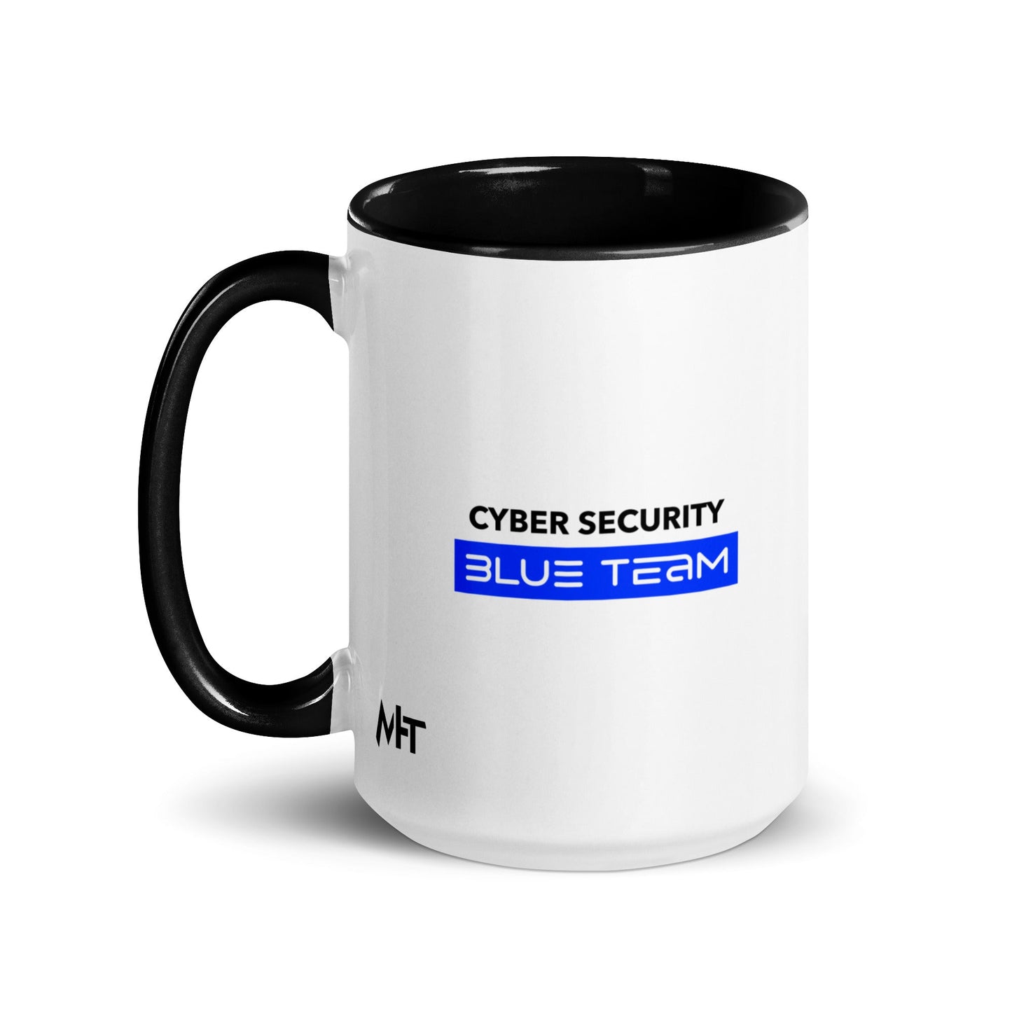 Cyber Security Blue Team V8 - Mug with Color Inside by DarkByteGear