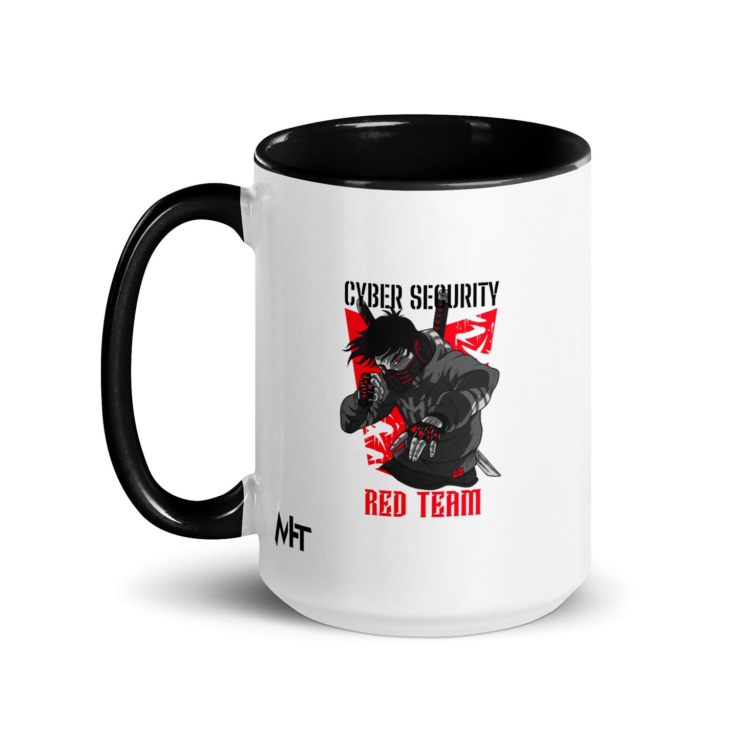 Cyber Security Red Team V3 - Mug with Color Inside by DarkByteGear