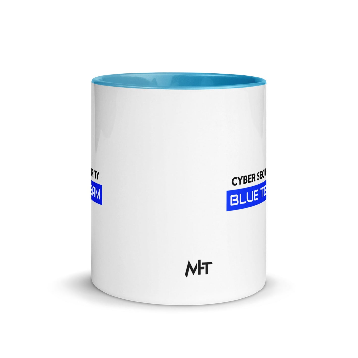 Cyber Security Blue Team V12 - Mug with Color Inside by DarkByteGear