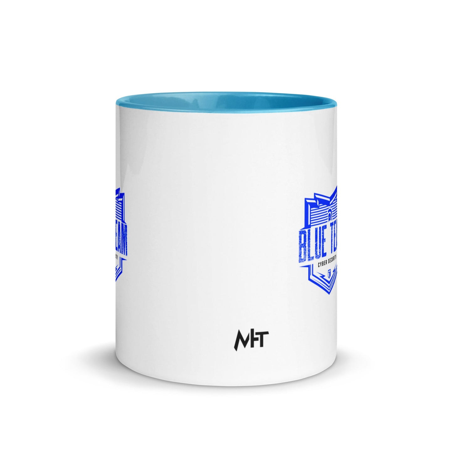 Cyber Security Blue Team V13 - Mug with Color Inside by DarkByteGear