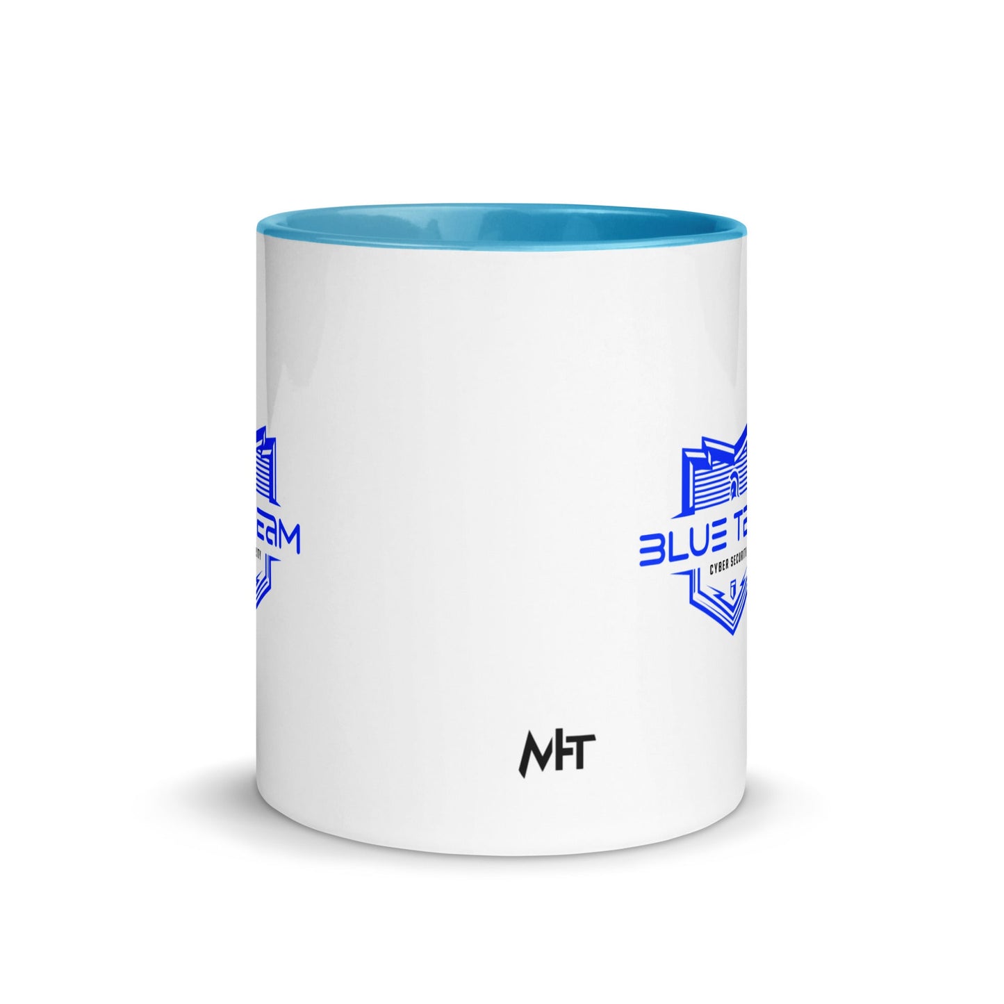Cyber Security Blue Team V15 - Mug with Color Inside by DarkByteGear