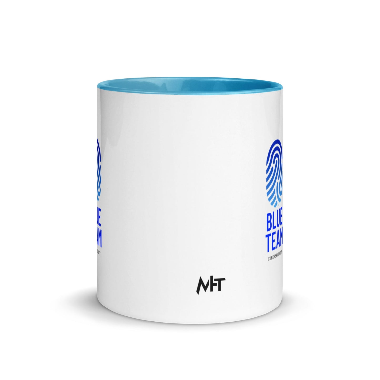 Cyber Security Blue Team V2 - Mug with Color Inside by DarkByteGear