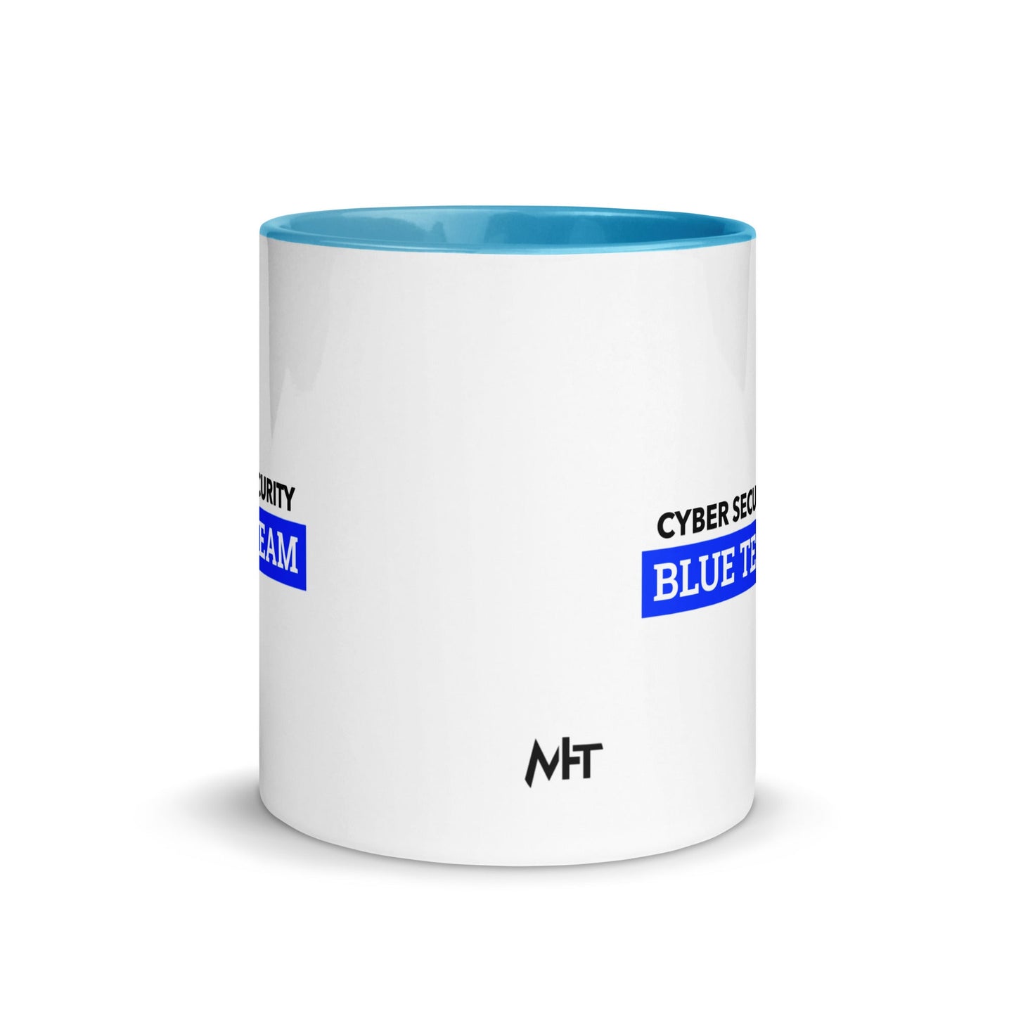 Cyber Security Blue Team V6 - Mug with Color Inside by DarkByteGear
