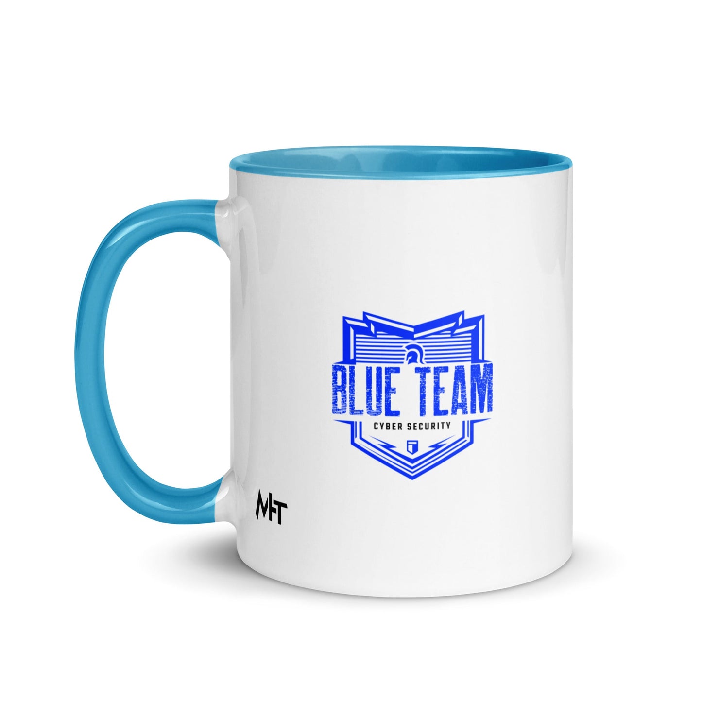 Cyber Security Blue Team V13 - Mug with Color Inside by DarkByteGear