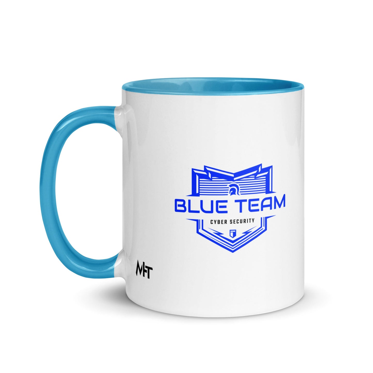 Cyber Security Blue Team V17 - Mug with Color Inside by DarkByteGear