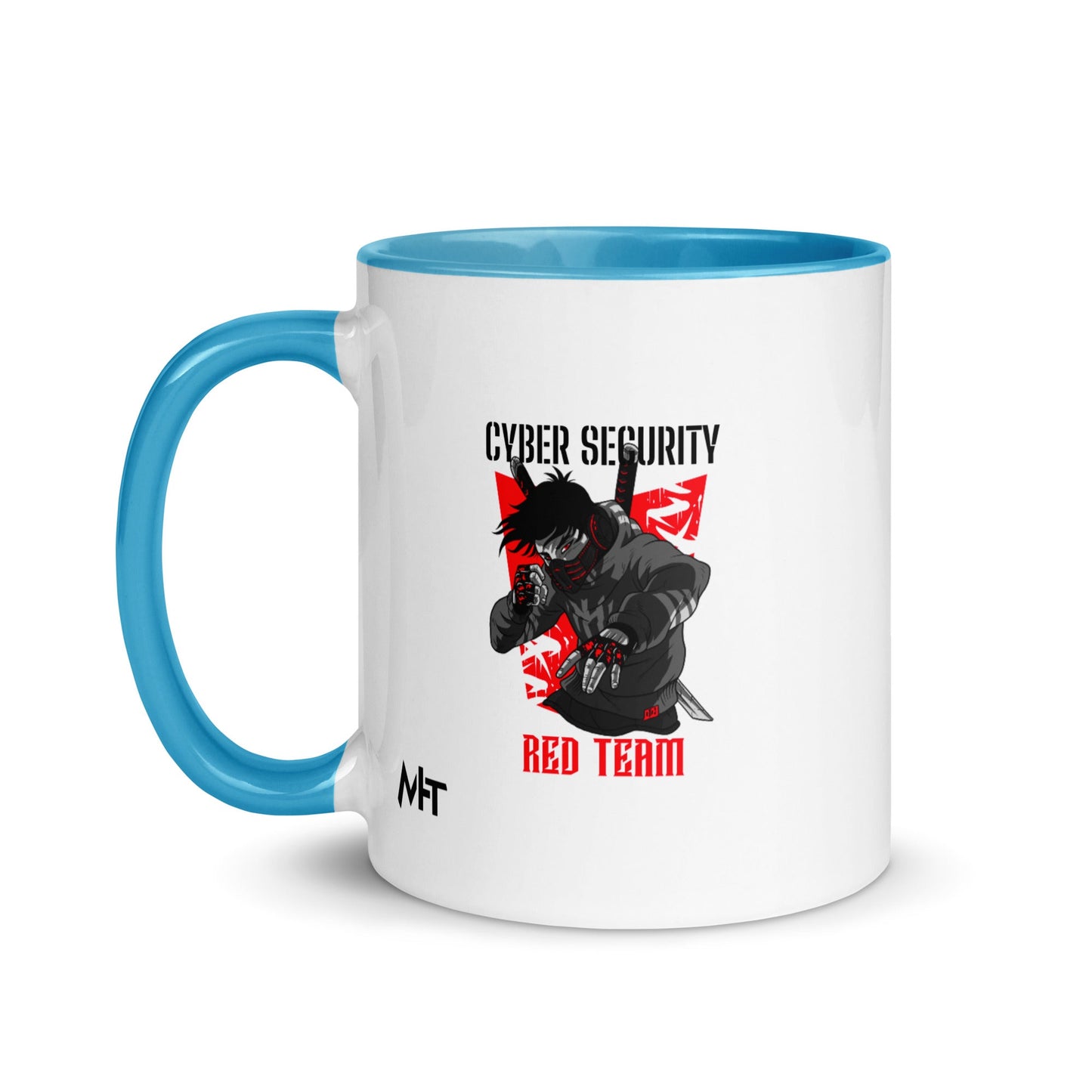 Cyber Security Red Team V3 - Mug with Color Inside by DarkByteGear