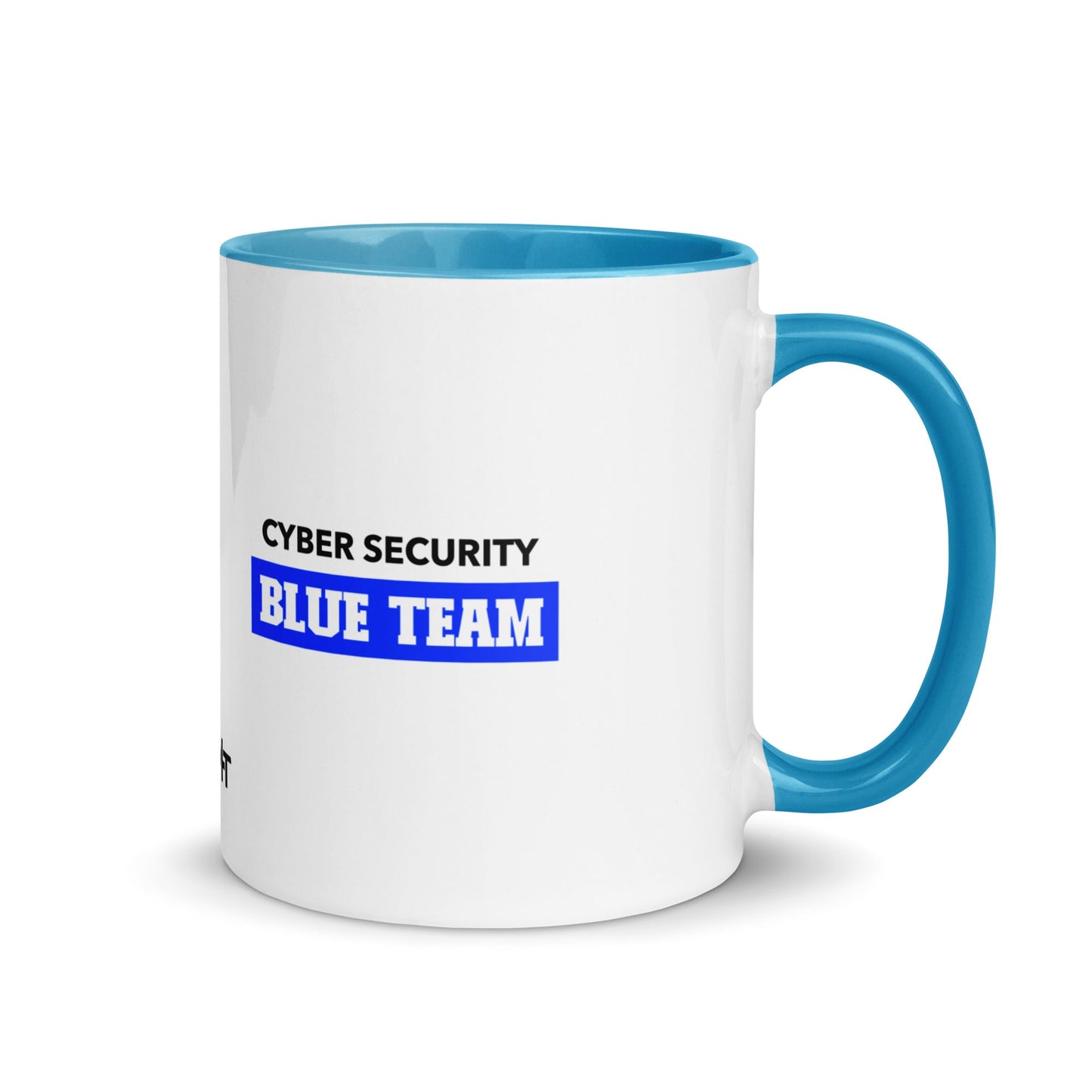 Cyber Security Blue Team V10 - Mug with Color Inside by DarkByteGear