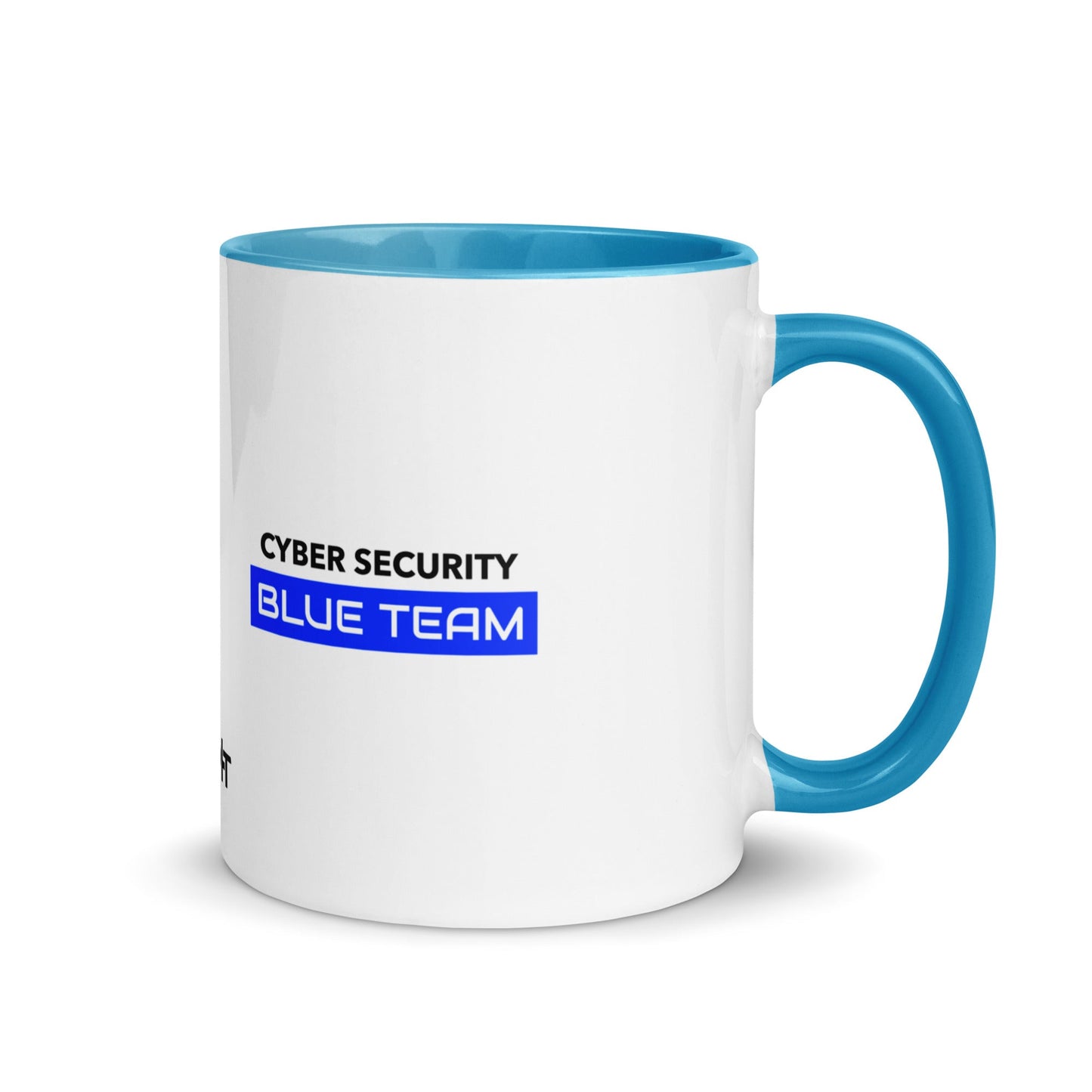 Cyber Security Blue Team V12 - Mug with Color Inside by DarkByteGear