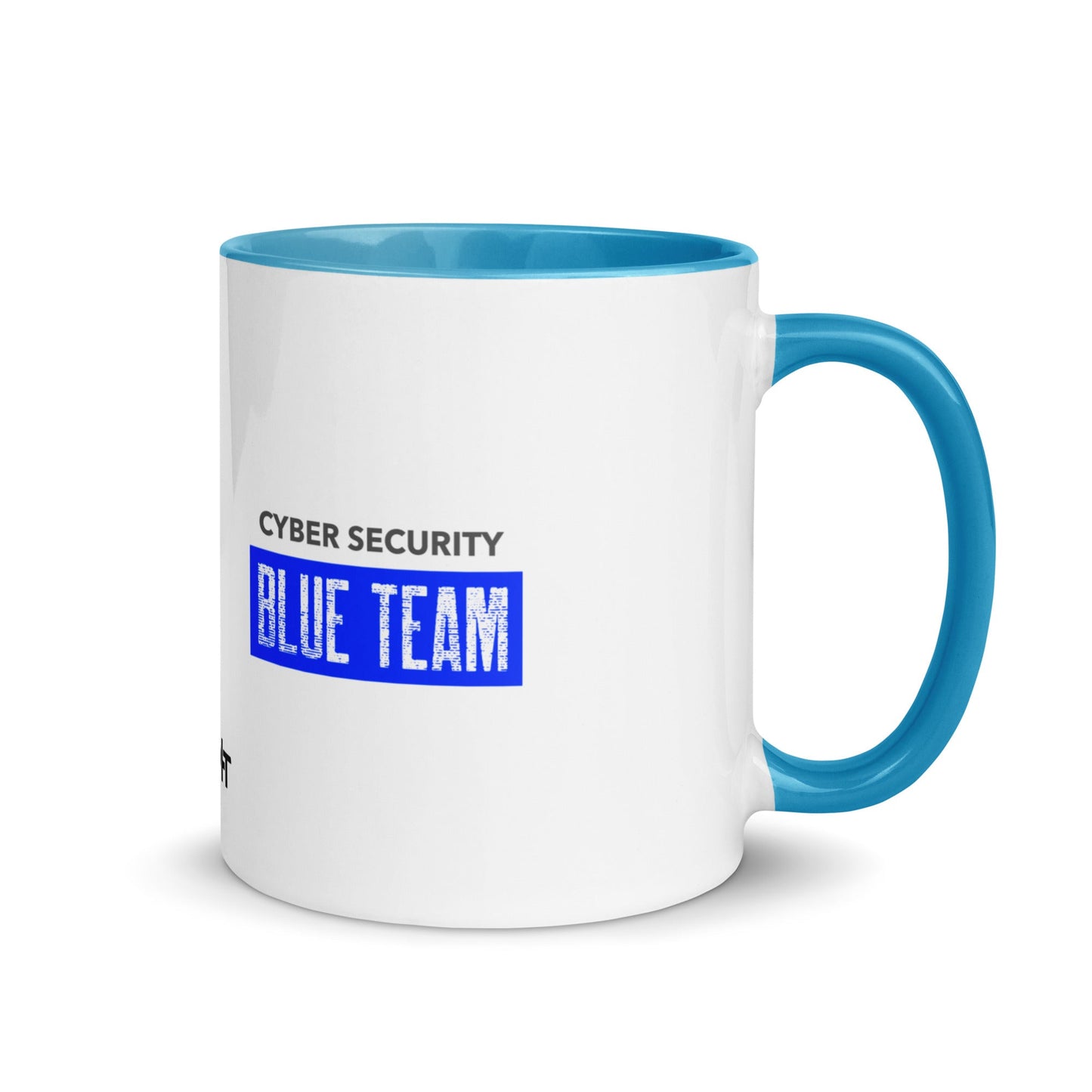 Cyber Security Blue Team V5 - Mug with Color Inside by DarkByteGear