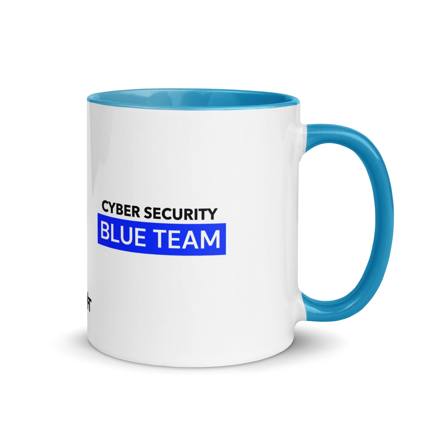 Cyber Security Blue Team V7 - Mug with Color Inside by DarkByteGear