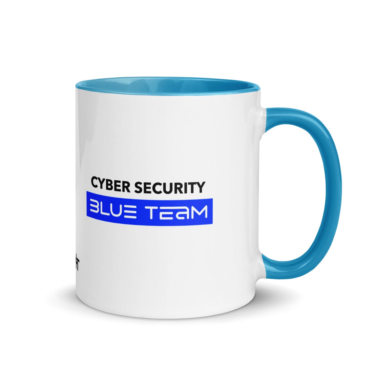 Cyber Security Blue Team V8 - Mug with Color Inside by DarkByteGear