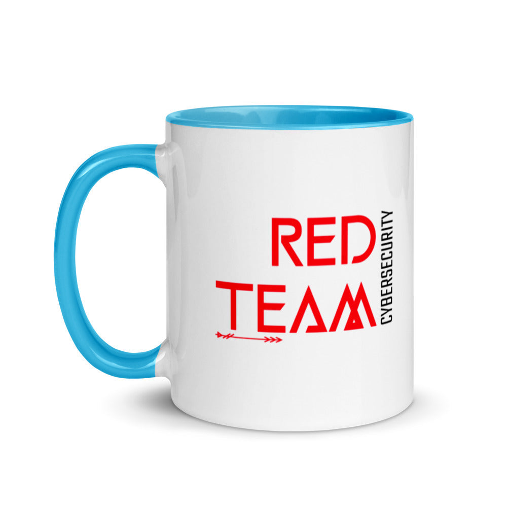 Cyber Security Red Team v4 - Mug with Color Inside by DarkByteGear