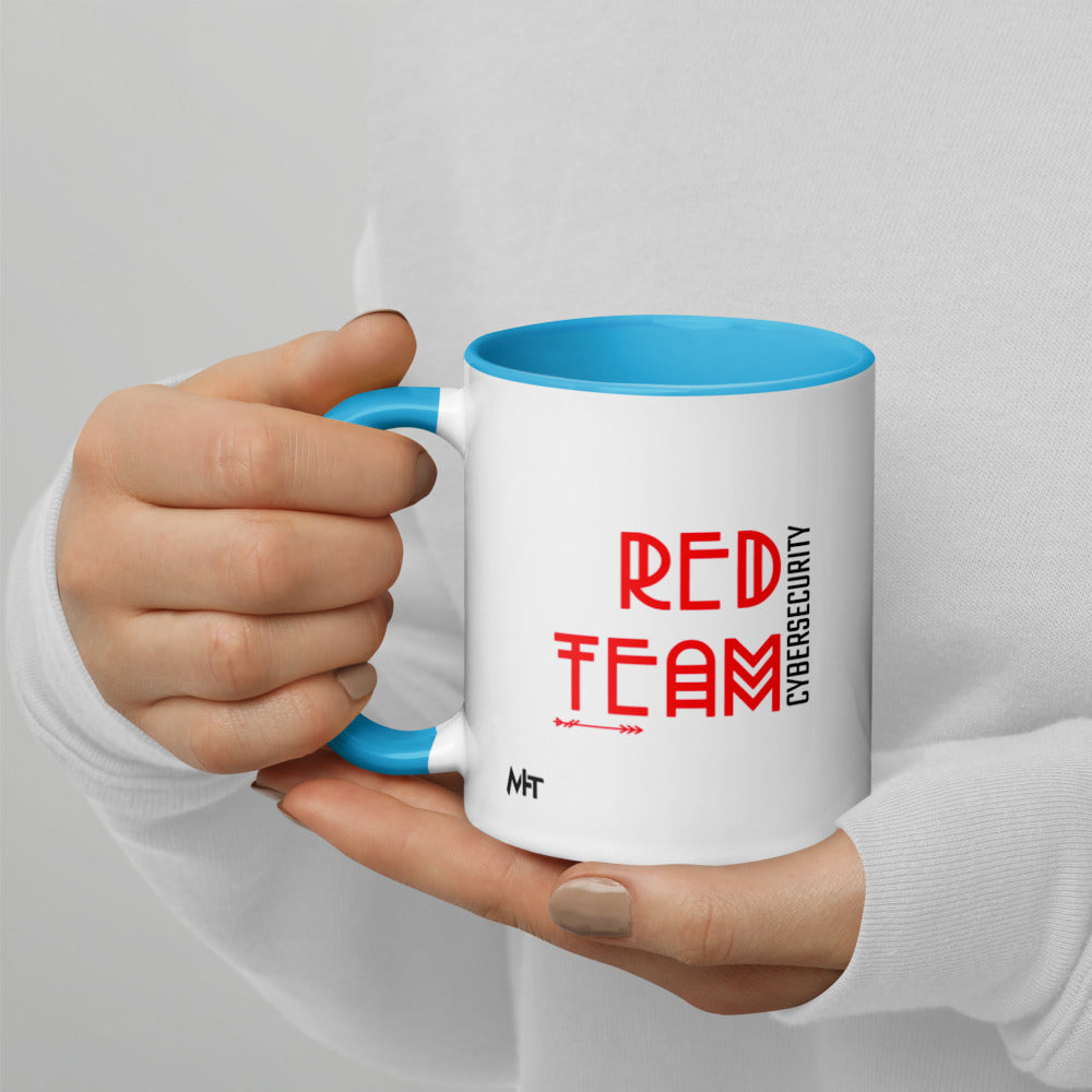 Cyber Security Red Team v5 - Mug with Color Inside by DarkByteGear