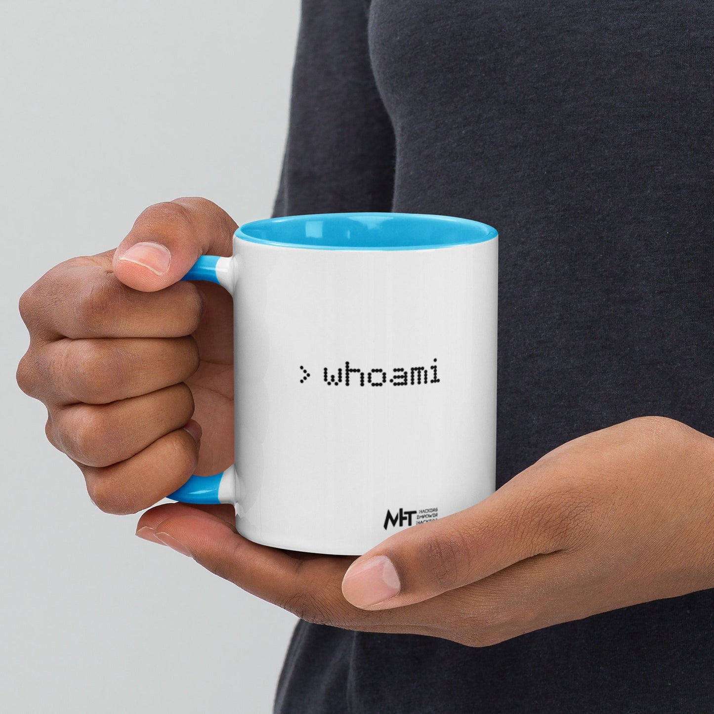 Whoami - Mug with Color Inside by DarkByteGear