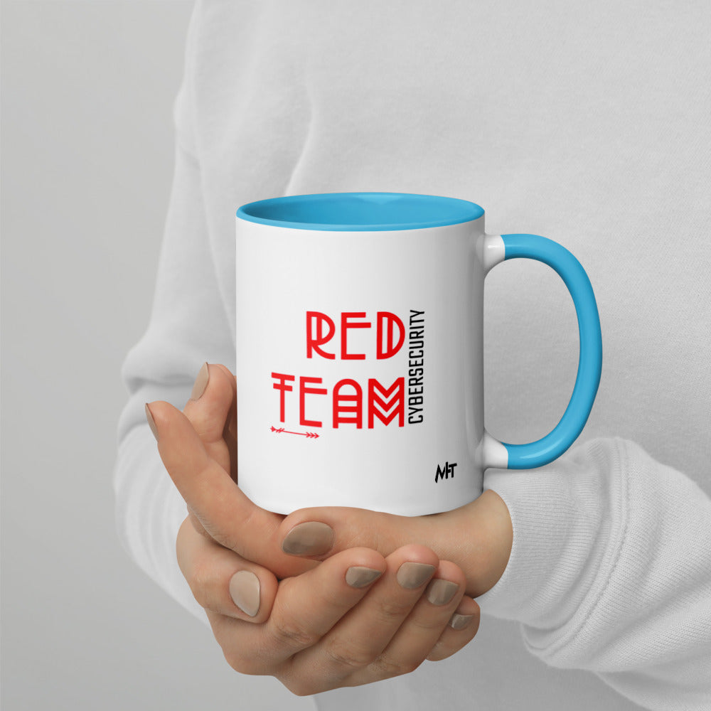 Cyber Security Red Team v5 - Mug with Color Inside by DarkByteGear