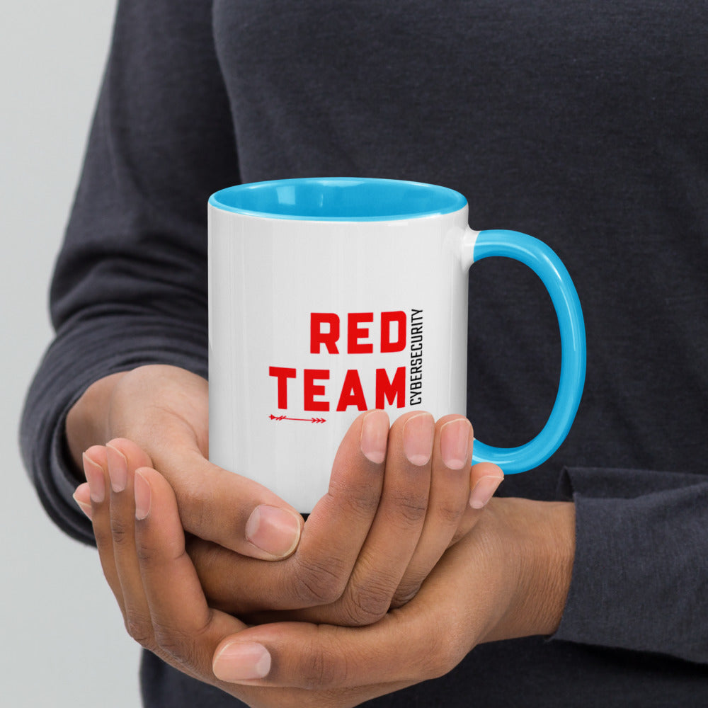 Cyber Security Red Team v7 - Mug with Color Inside by DarkByteGear