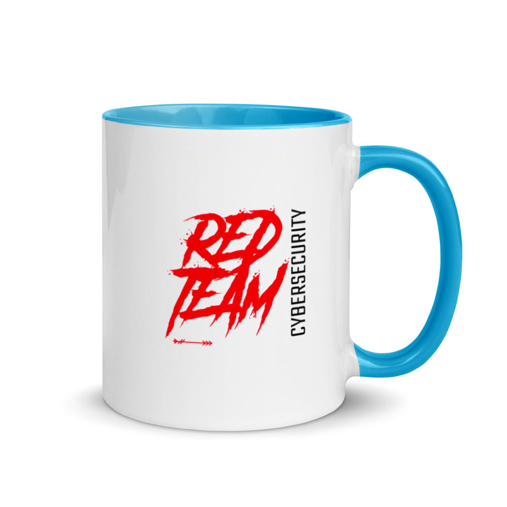 Cyber Security Red Team V10 - Mug with Color Inside by DarkByteGear