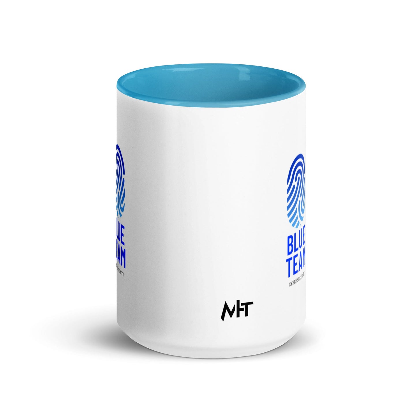Cyber Security Blue Team V2 - Mug with Color Inside by DarkByteGear