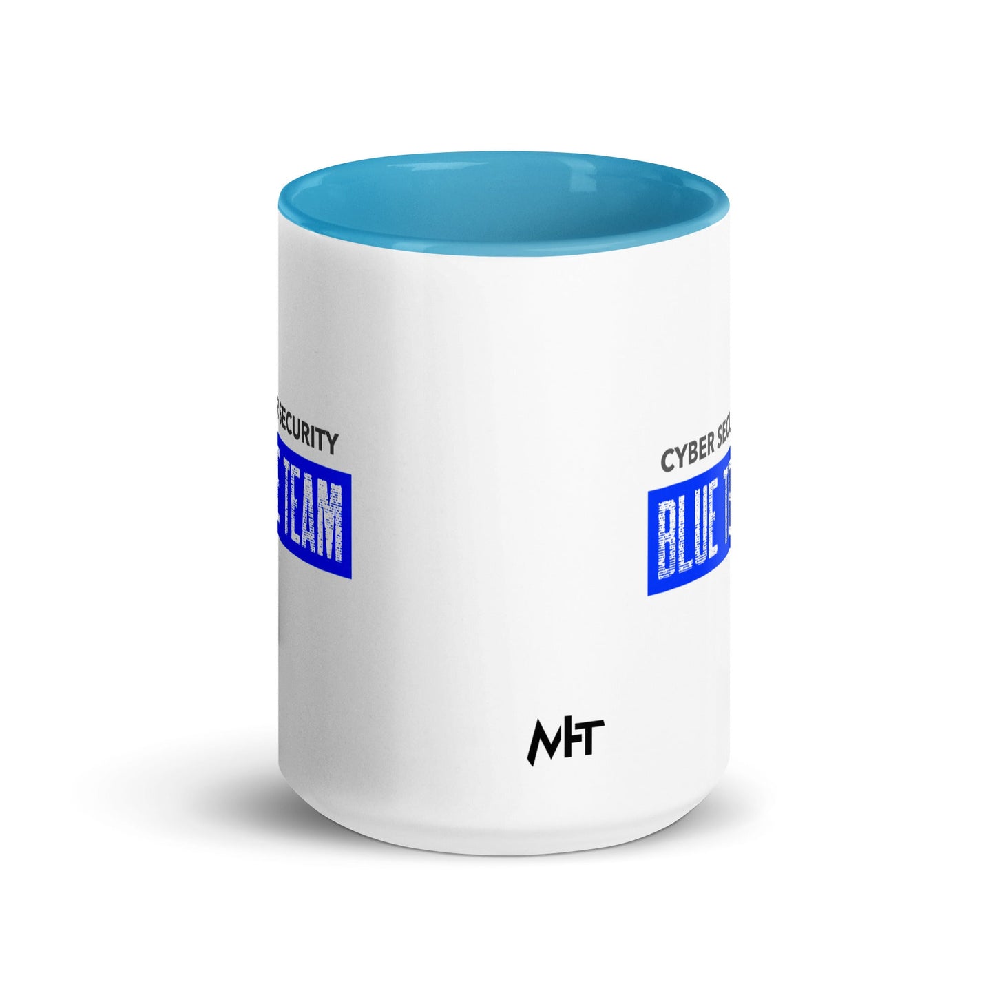 Cyber Security Blue Team V5 - Mug with Color Inside by DarkByteGear