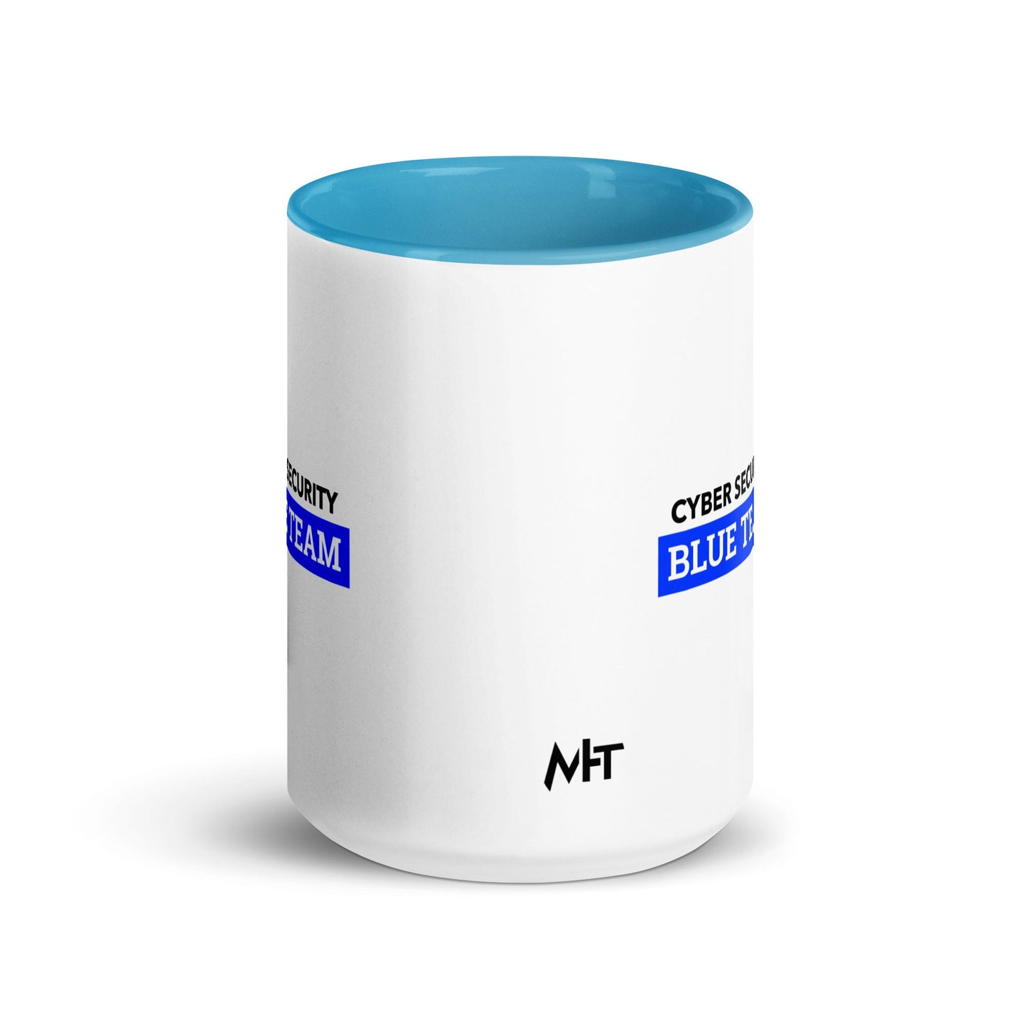 Cyber Security Blue Team V6 - Mug with Color Inside by DarkByteGear