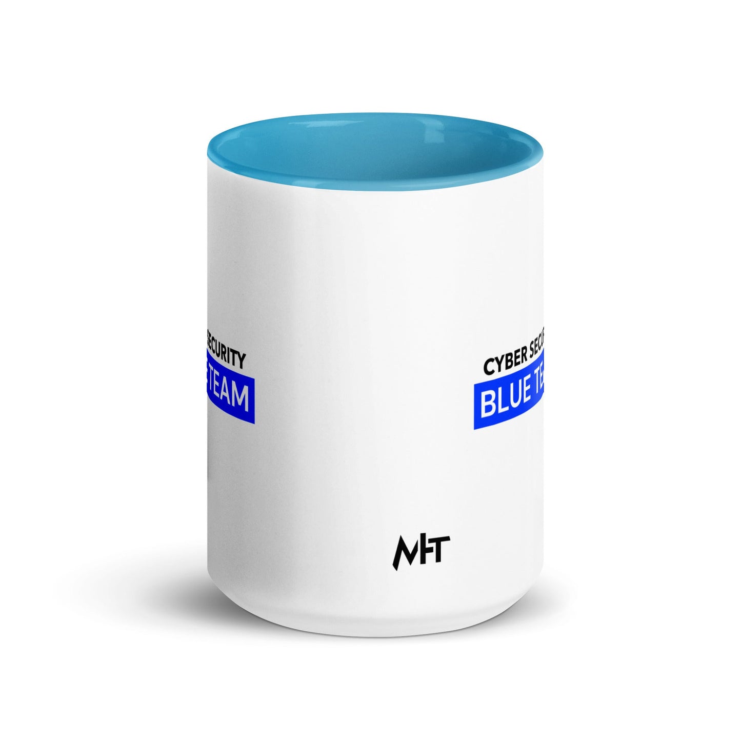 Cyber Security Blue Team V7 - Mug with Color Inside by DarkByteGear