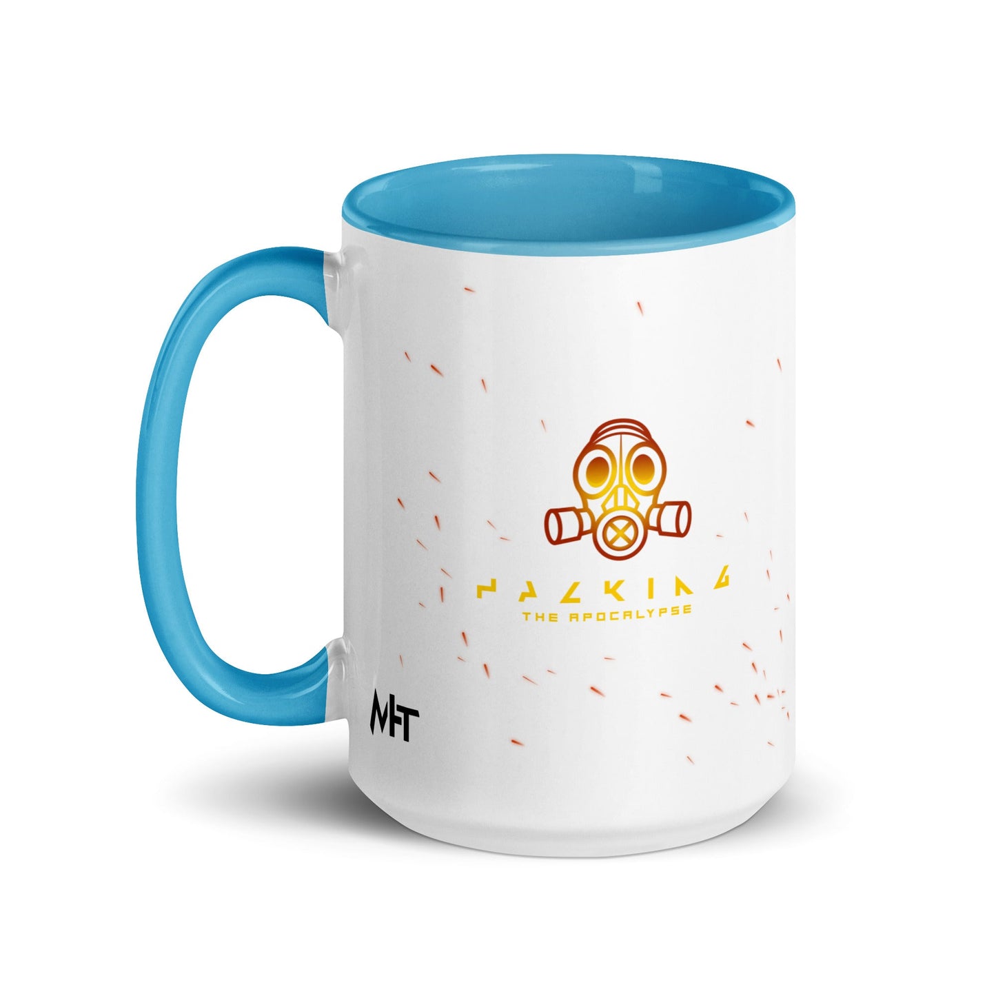 Hacking the apocalypse - Mug with Color Inside by DarkByteGear