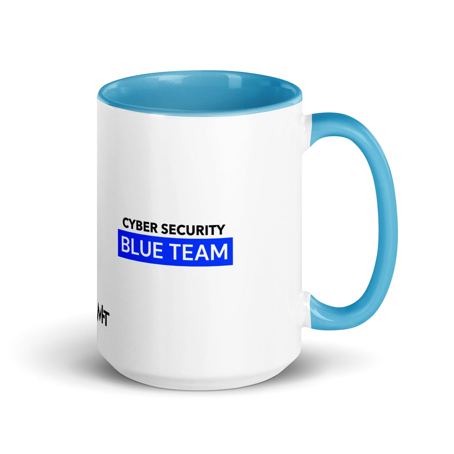 Cyber Security Blue Team V7 - Mug with Color Inside by DarkByteGear