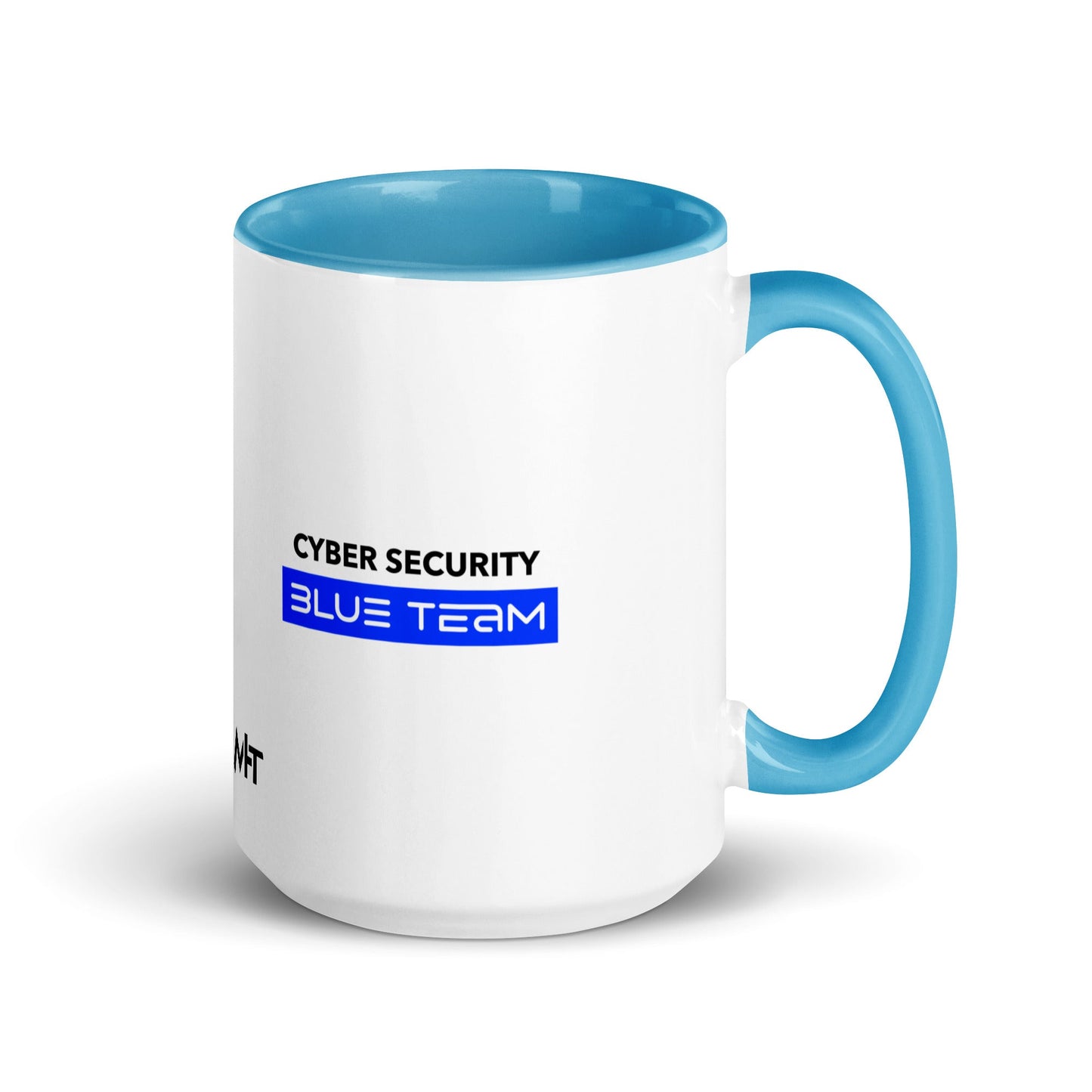 Cyber Security Blue Team V8 - Mug with Color Inside by DarkByteGear