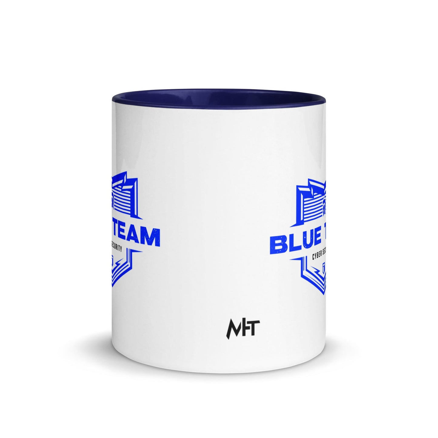 Cyber Security Blue Team V14 - Mug with Color Inside by DarkByteGear