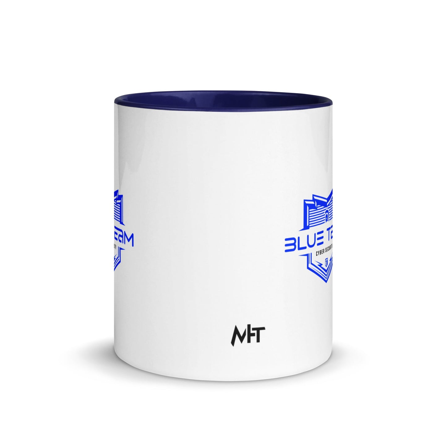 Cyber Security Blue Team V15 - Mug with Color Inside by DarkByteGear