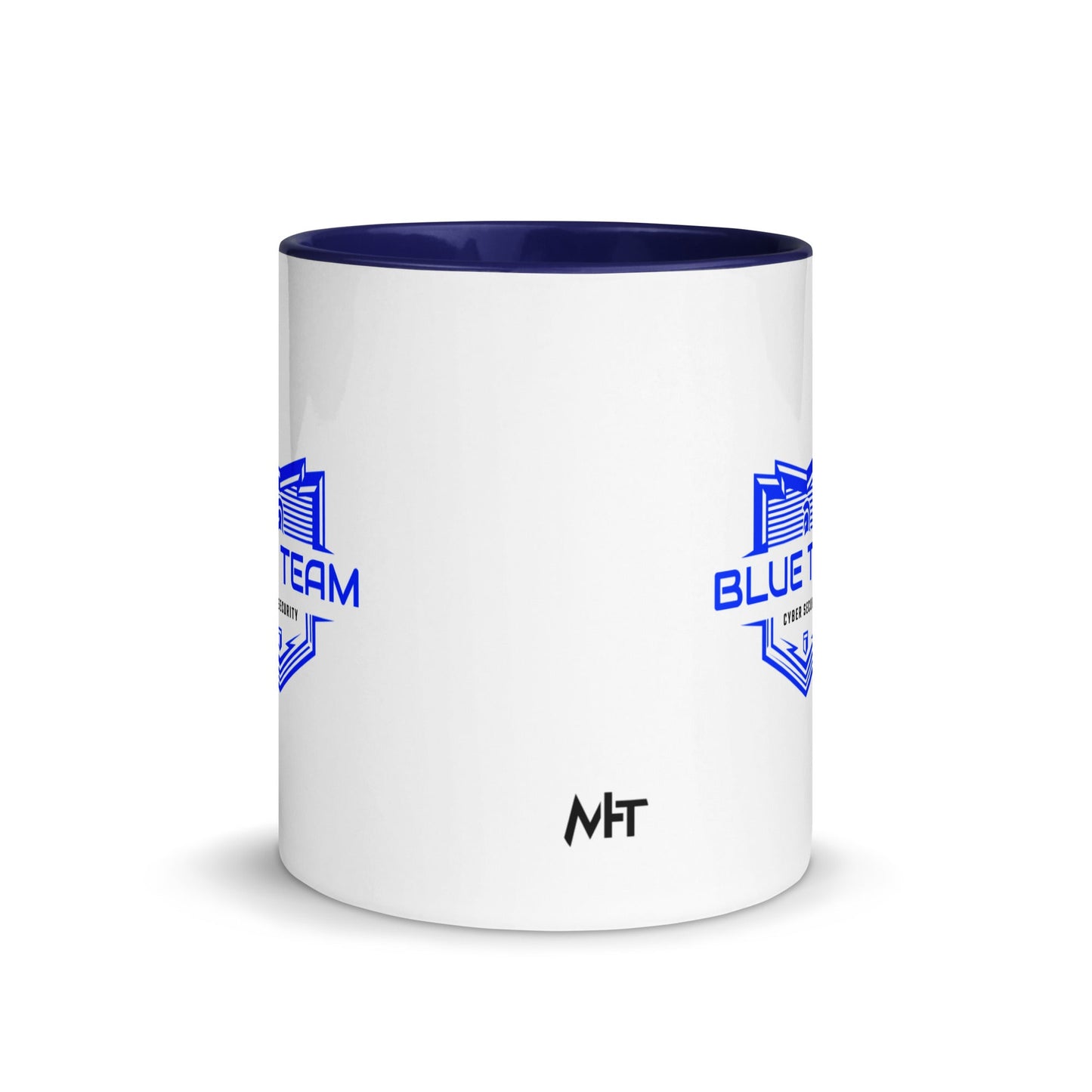 Cyber Security Blue Team V17 - Mug with Color Inside by DarkByteGear