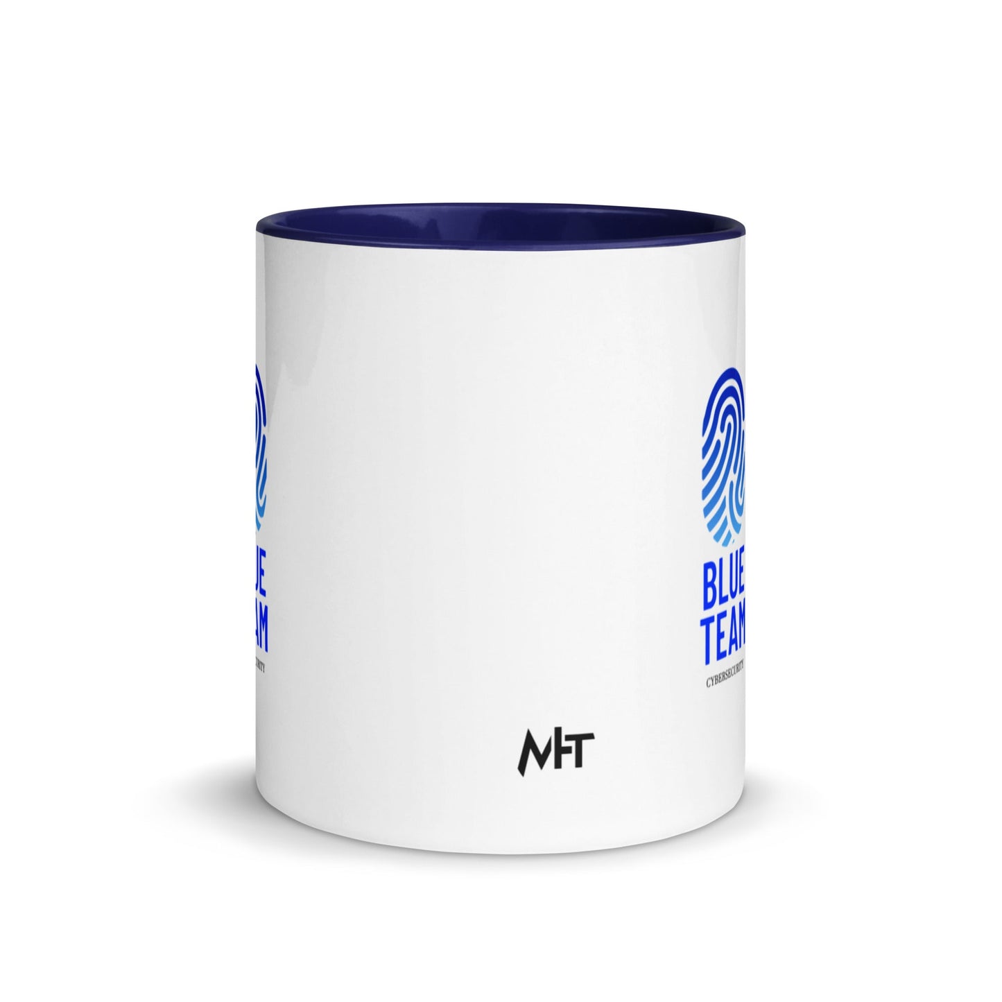 Cyber Security Blue Team V2 - Mug with Color Inside by DarkByteGear