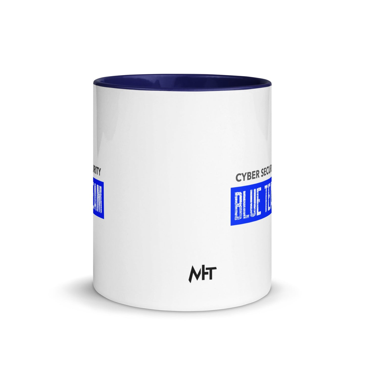 Cyber Security Blue Team V5 - Mug with Color Inside by DarkByteGear
