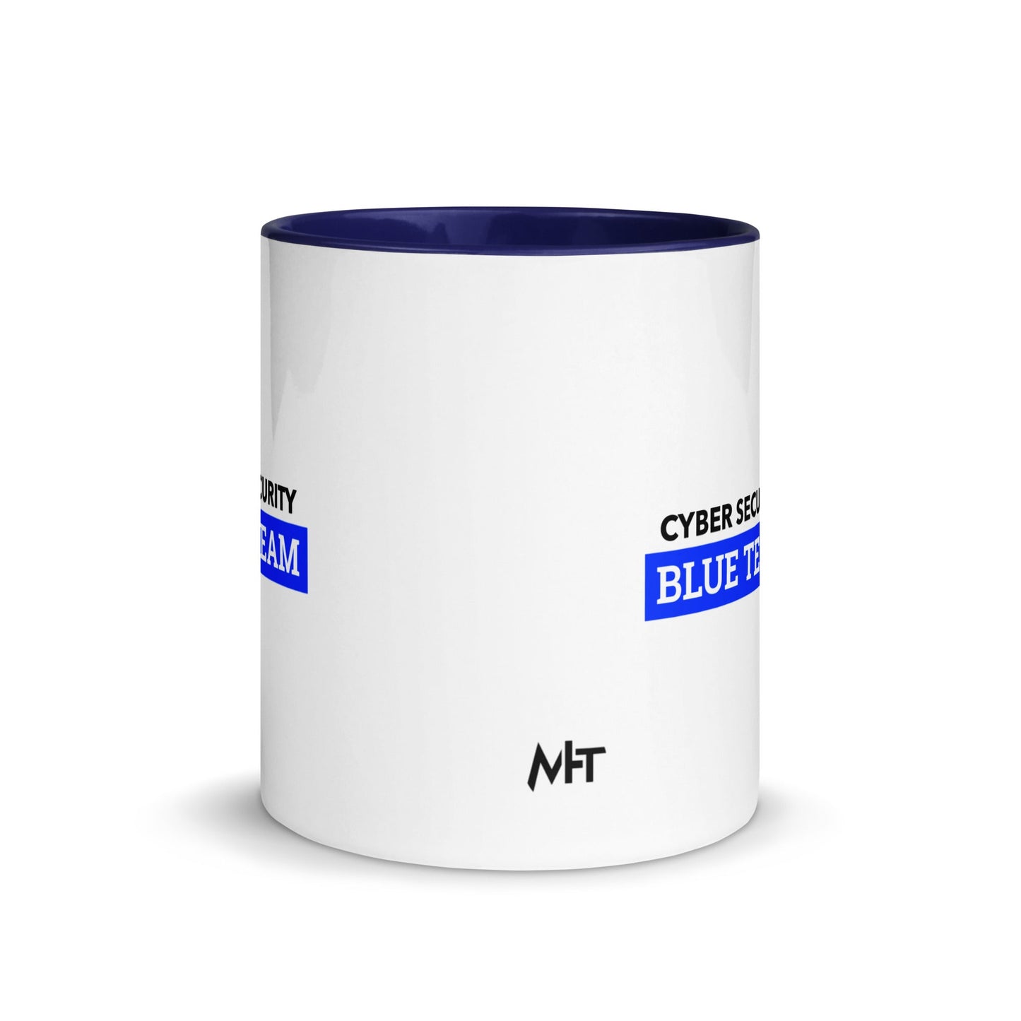 Cyber Security Blue Team V6 - Mug with Color Inside by DarkByteGear