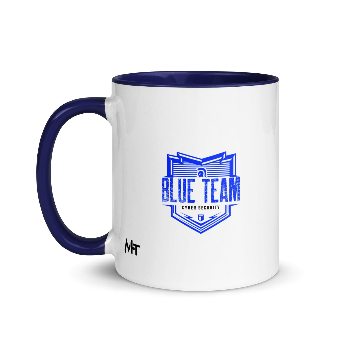 Cyber Security Blue Team V13 - Mug with Color Inside by DarkByteGear