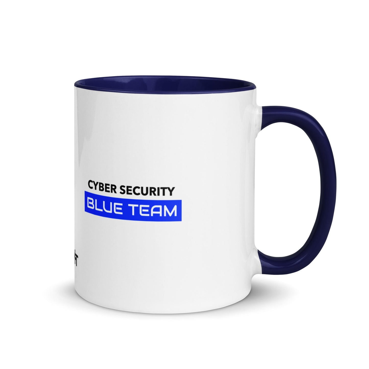 Cyber Security Blue Team V12 - Mug with Color Inside by DarkByteGear