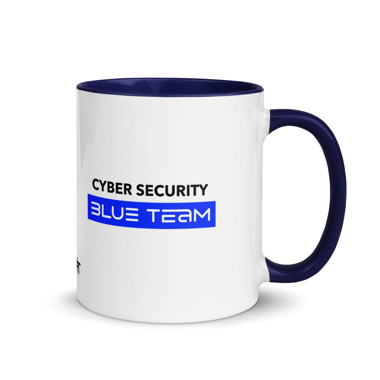 Cyber Security Blue Team V8 - Mug with Color Inside by DarkByteGear