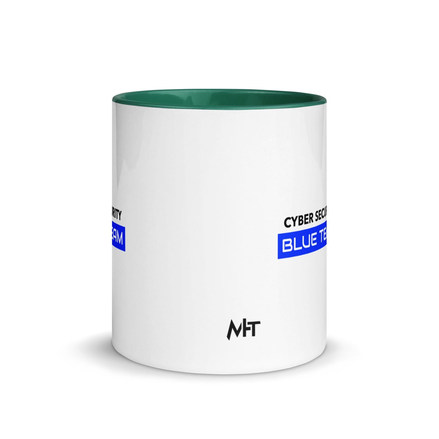 Cyber Security Blue Team V12 - Mug with Color Inside by DarkByteGear