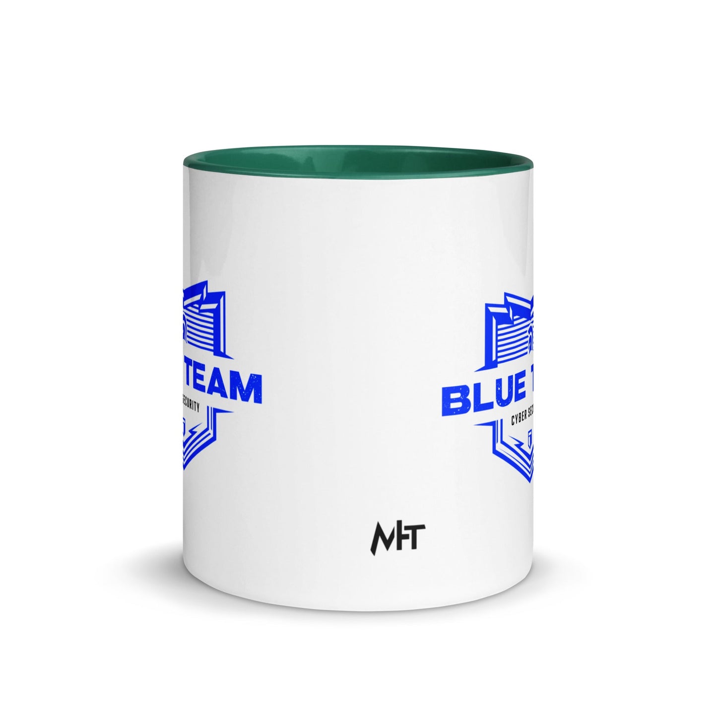Cyber Security Blue Team V14 - Mug with Color Inside by DarkByteGear