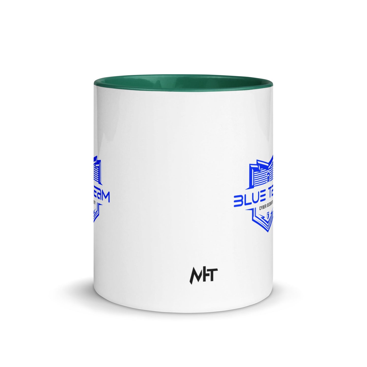 Cyber Security Blue Team V15 - Mug with Color Inside by DarkByteGear