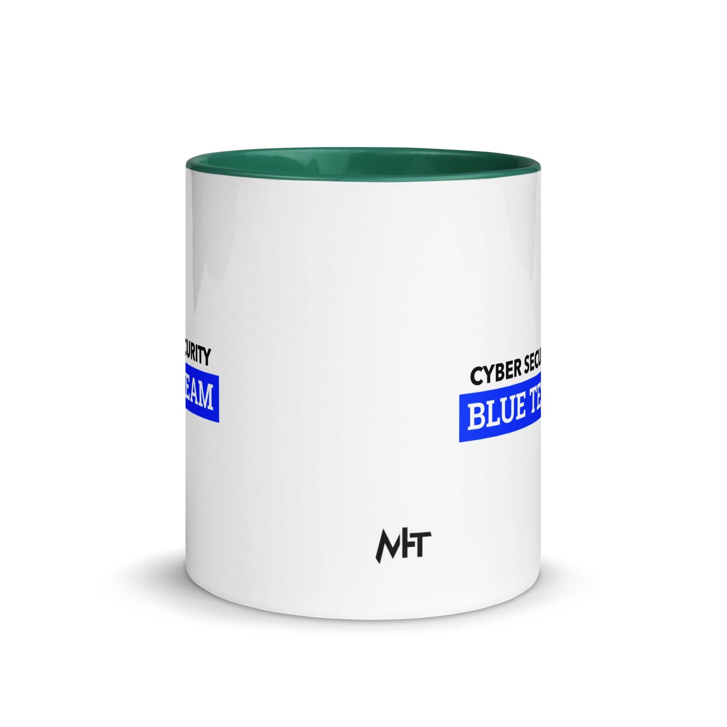 Cyber Security Blue Team V6 - Mug with Color Inside by DarkByteGear