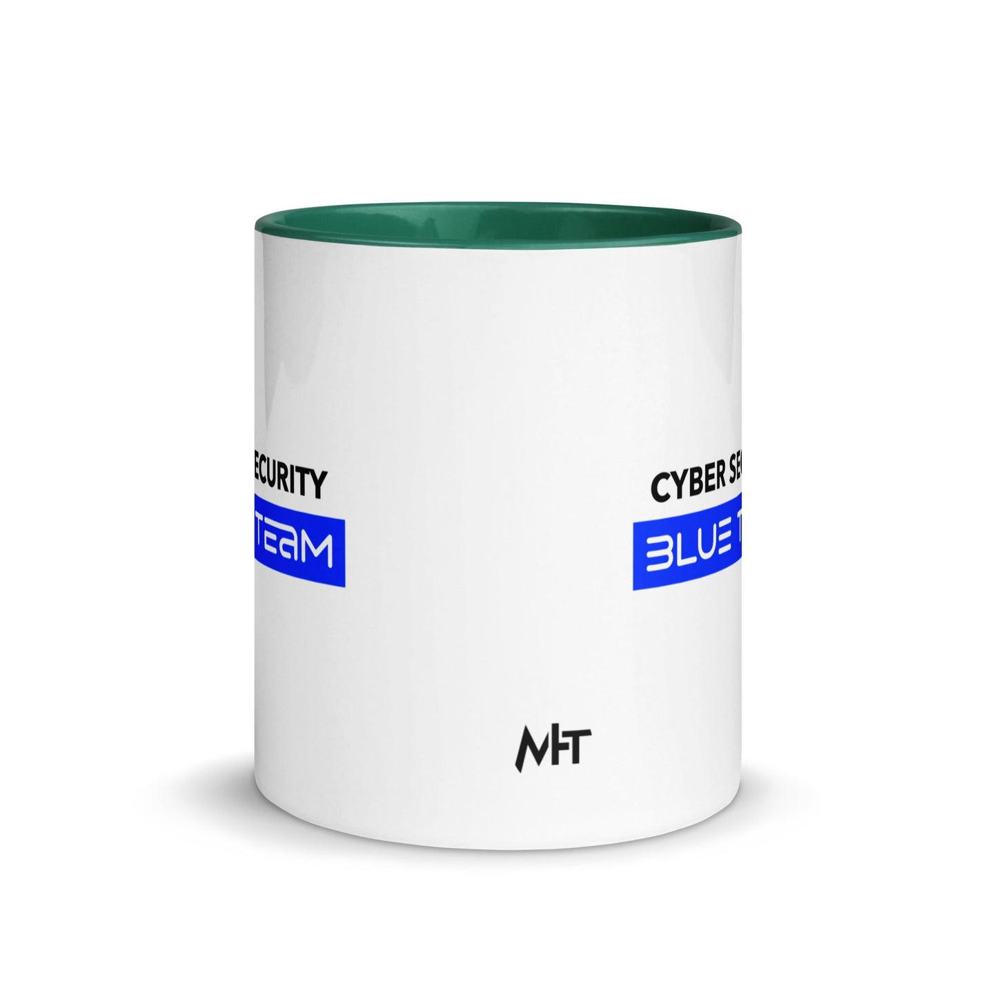Cyber Security Blue Team V8 - Mug with Color Inside by DarkByteGear