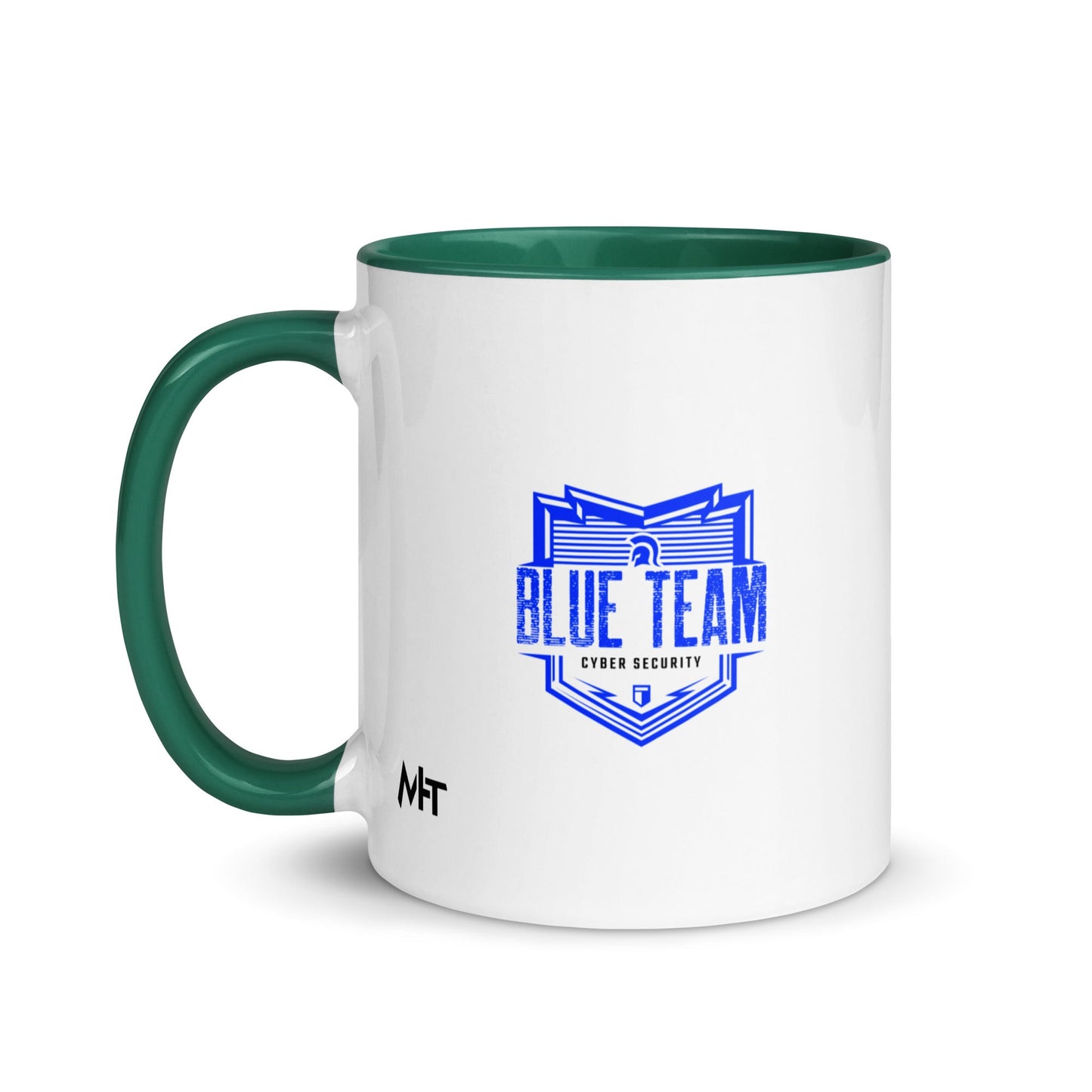 Cyber Security Blue Team V13 - Mug with Color Inside by DarkByteGear