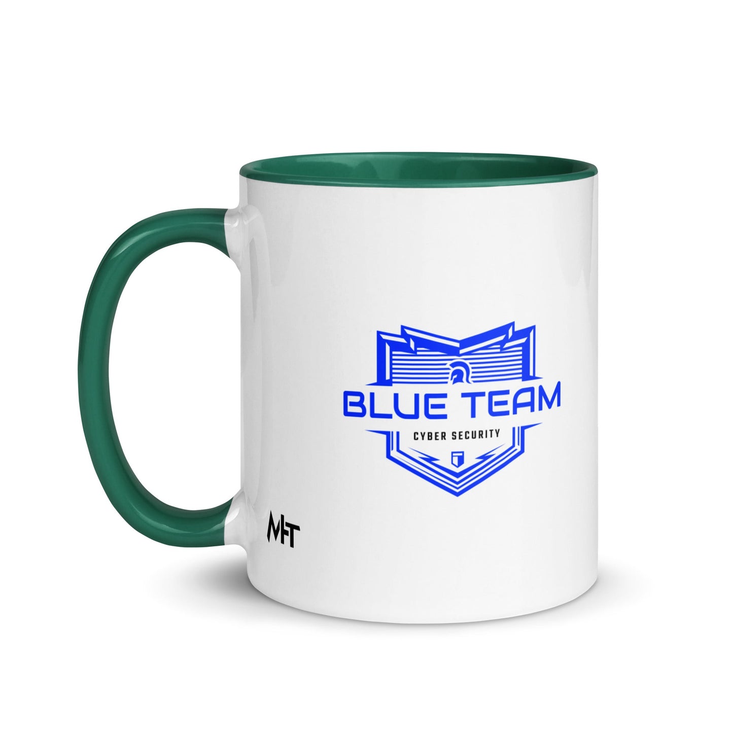 Cyber Security Blue Team V17 - Mug with Color Inside by DarkByteGear